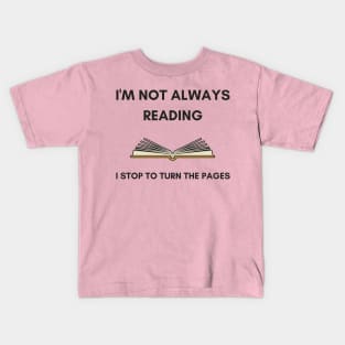 Funny Reading Design for Bookworms, English Teachers, and Librarians Kids T-Shirt